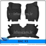 کفپوش بک X3 شش بعدی گلدوزی موکت دار