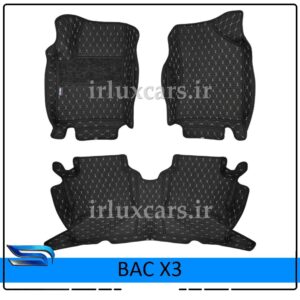 کفپوش بک X3 شش بعدی گلدوزی موکت دار