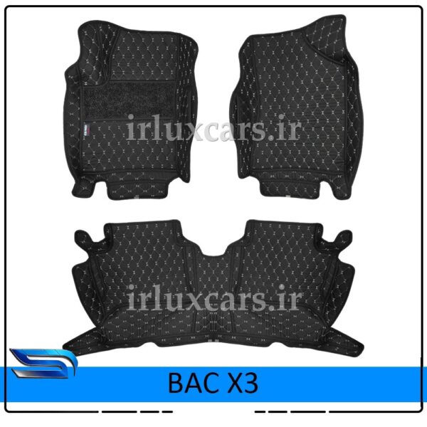 کفپوش بک X3 شش بعدی گلدوزی موکت دار
