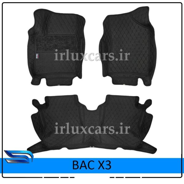 کفپوش بک X3 شش بعدی گلدوزی موکت دار