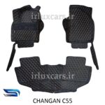 کفپوش چانگان CS55 شش بعدی گلدوزی موکت دار