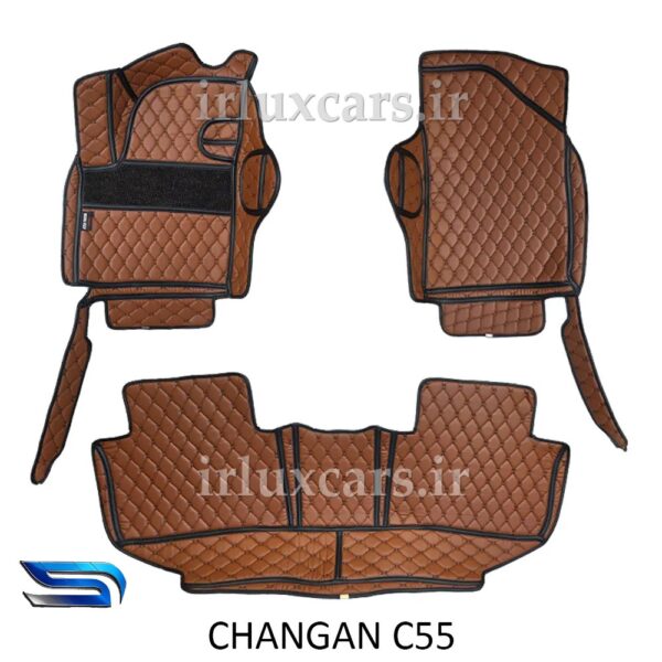 کفپوش چانگان CS55 شش بعدی گلدوزی موکت دار