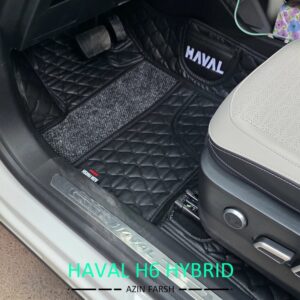 کفپوش هاوال h6 شش بعدی گلدوزی آذین فرش