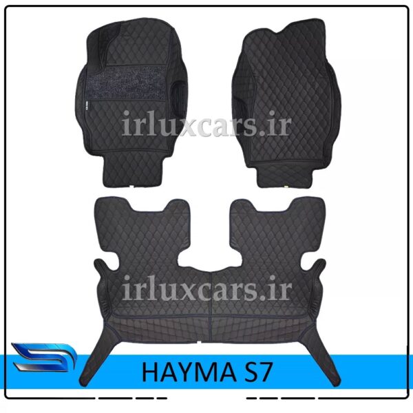 Haima-S7 کفپوش هایما S7 شش بعدی گلدوزی موکت دار