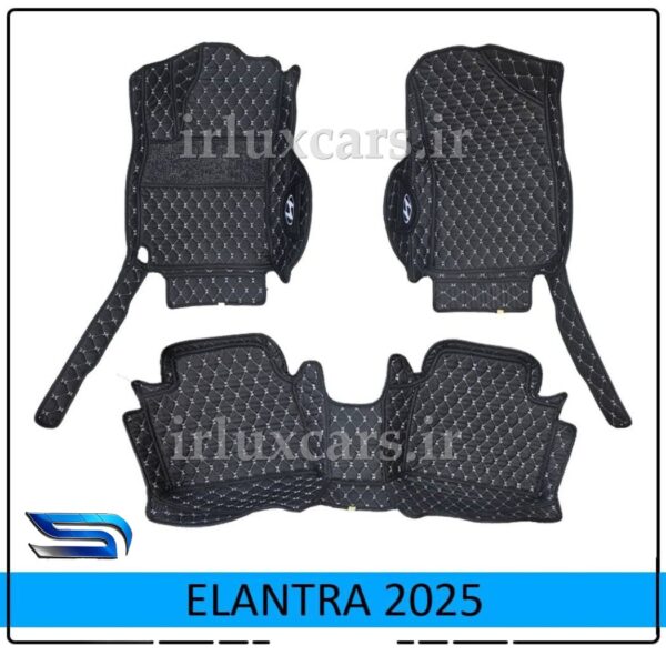 کفپوش گلدوزی هیوندای النترا 2025 موکت دار 6 بعدی