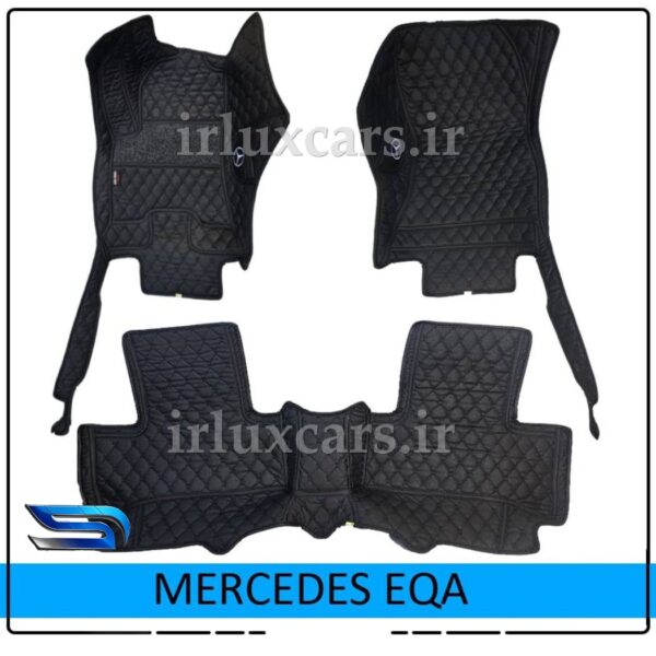 MERCEDES-EQA کفپوش گلدوزی مرسدس بنز EQA موکت دار 6 بعدی