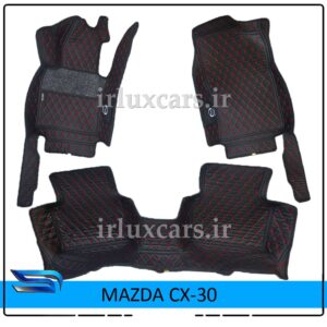 کفپوش گلدوزی CX-30 مزدا موکت دار شش بعدی