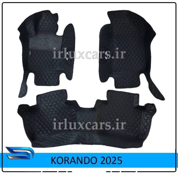 کفپوش گلدوزی سانگ یانگ کوراندو 2025 موکت دار شش بعدی