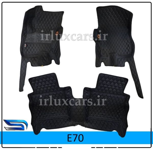 Dong-Feng-E70 کفپوش گلدوزی دانگ فنگ E70 موکت دار 6 بعدی
