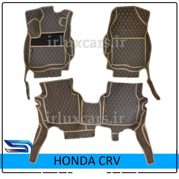 HONDA-CRV کفپوش گلدوزی هوندا CRV موکت دار 6 بعدی