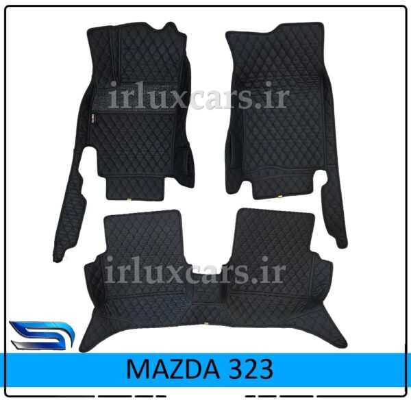 MAZDA-323 کفپوش گلدوزی مزدا 323 موکت دار 6 بعدی