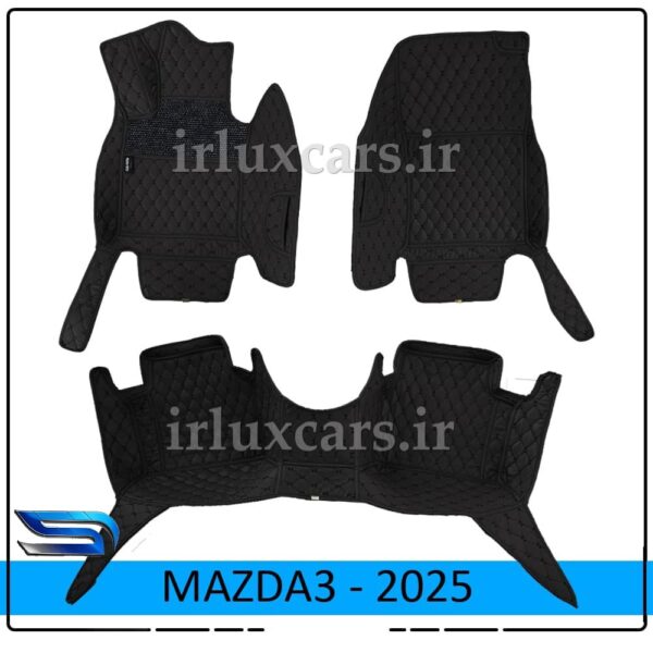 کفپوش گلدوزی مزدا3 2025 موکت دار 6 بعدی