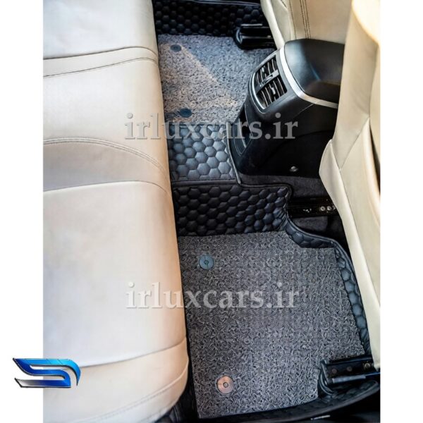 کفپوش گلدوزی نودل دار هفت بعدی (دو لایه)